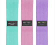 Load image into Gallery viewer, Fabric Resistance Bands — Set of 3 Levels