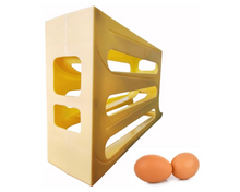 Load image into Gallery viewer, 4-Tier Egg Organizer — Automatic Rolling Dispenser
