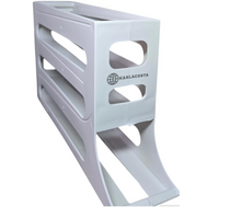 Load image into Gallery viewer, 4-Tier Egg Organizer — Automatic Rolling Dispenser.

