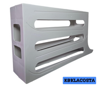 Load image into Gallery viewer, 4-Tier Egg Organizer — Automatic Rolling Dispenser.
