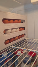 Load and play video in Gallery viewer, 4-Tier Egg Organizer — Automatic Rolling Dispenser.
